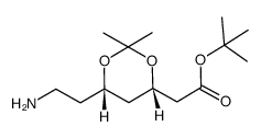 tert-butyl (4S,6S)-6-(2-aminoethyl)-2,2-dimethyl-1,3-dioxane-4-acetate