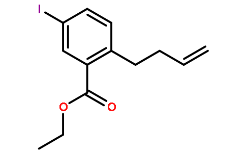 2-(3-丁烯)-5-碘苯甲酸乙酯