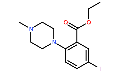 5-碘-2-(4-甲基哌嗪-1-基)苯甲酸乙酯