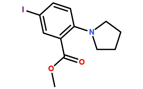 5-碘-2-(吡咯烷-1-基)苯甲酸甲酯