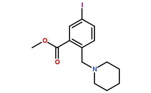5-碘-2-(哌啶-1-甲基)苯甲酸甲酯