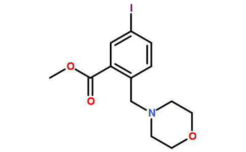 5-碘-2-(吗啉甲基)苯甲酸甲酯