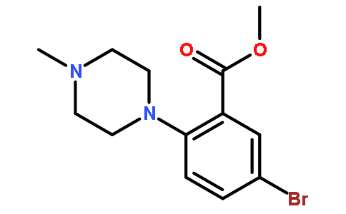 5-溴-2-(4-甲基哌嗪-1-基)苯甲酸甲酯