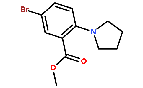 5-溴-2-(吡咯烷-1-基)苯甲酸甲酯