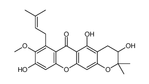 3,5,9-Trihydroxy-8-methoxy-2,2-dimethyl-7-(3-methyl-2-buten-1-yl) -3,4-dihydro-2H,6H-pyrano[3,2-b]xanthen-6-one