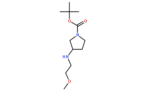1-Boc-3-(2-甲氧基乙基氨基)吡咯烷