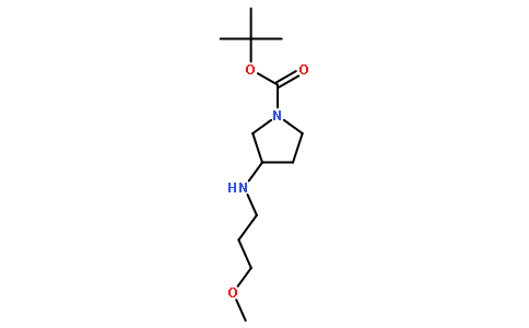 1-Boc-3-(3-甲氧基丙基氨基)吡咯烷