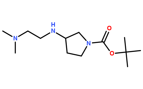 1-Boc-3-(2-二甲基氨基乙基氨基)吡咯烷