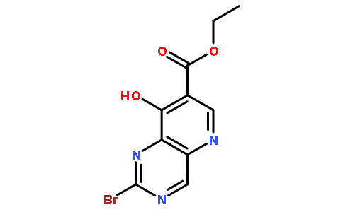 2-溴-8-羟基吡啶并[3,2-d]嘧啶-7-羧酸乙酯