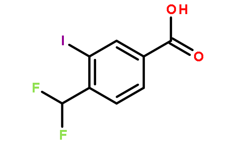 4-(二氟甲基)-3-碘苯甲酸