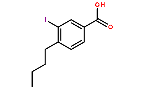 4-丁基-3-碘苯甲酸