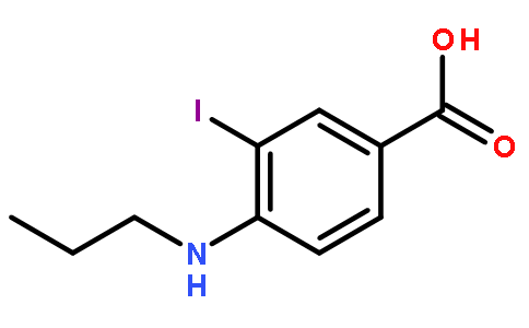 3-碘-4-(丙基氨基)苯甲酸