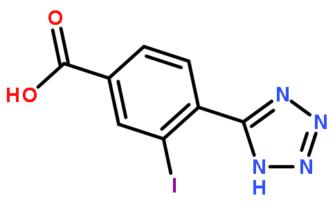 3-碘-4-(1H-四唑-5-基)苯甲酸