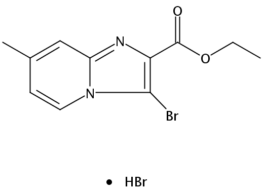 3-溴-7-甲基-咪唑并[1,2-a]吡啶-2-羧酸乙酯氢溴酸