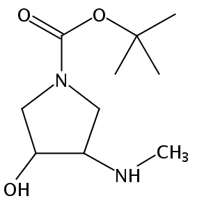 tert-Butyl 3-hydroxy-4-(methylamino)pyrrolidine-1-carboxylate