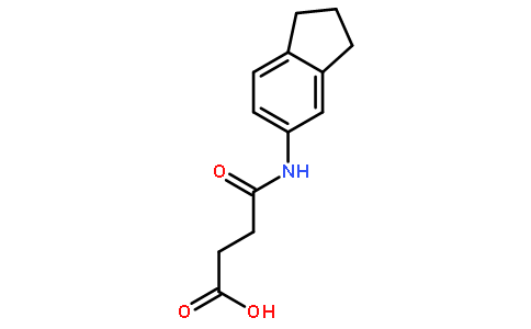 4-(2,3-二氢-1H-茚-5-基氨基)-4-氧代丁酸