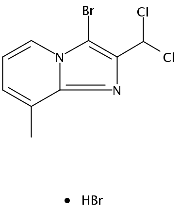 3-溴-2-二氯甲基-8-甲基-咪唑并[1,2-a]吡啶氢溴酸