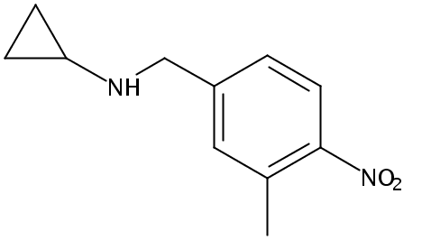 N-(3-Methyl-4-nitrobenzyl)cyclopropanamine