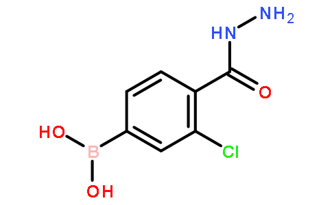 3-氯-4-肼羰基苯基硼酸