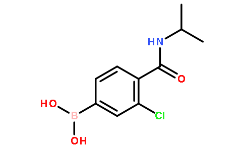 3-氯-4-(N-异丙基氨甲酰基)苯基硼酸