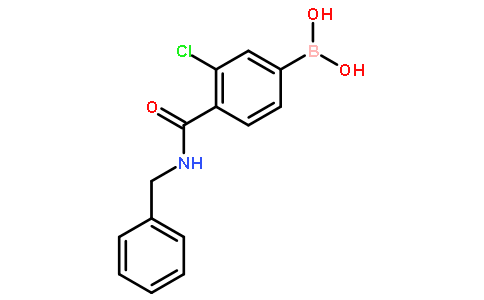 3-氯-4-(N-苄基氨甲酰基)苯基硼酸