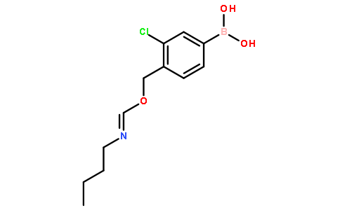 [4-({[(E)-(Butylimino)methyl]oxy}methyl)-3-chlorophenyl]boronic a cid