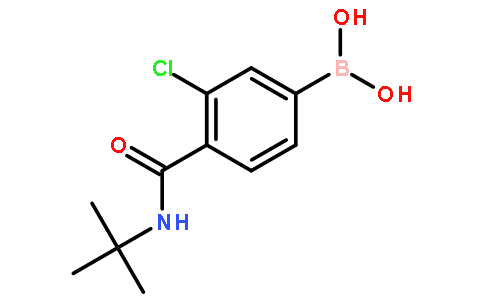 3-氯-4-(N-叔丁基氨甲酰基)苯基硼酸