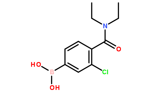 3-氯-4-(N,N-二乙基氨甲酰基)苯基硼酸