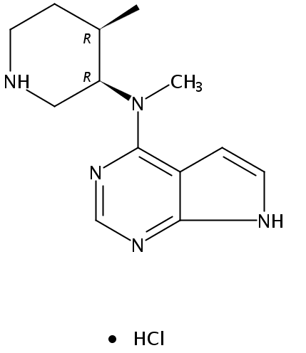 N-甲基-N-((3R,4R)-4-甲基哌啶-3-基)-7H-吡咯并[2,3-D]嘧啶-4-胺盐酸盐