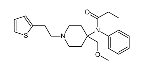 N-{4-(Methoxymethyl)-1-[2-(2-thienyl)ethyl]-4-piperidinyl}-N-phen ylpropanamide