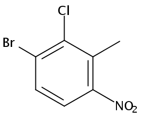 1-bromo-2-chloro-3-methyl-4-nitrobenzene