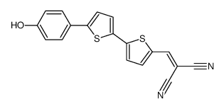 2-((5'-(4-hydroxyphenyl)-2,2'-bithiophen-5-yl)methylene)malononitrile