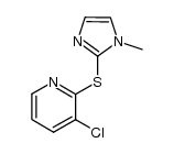 3-chloro-2-((1-methyl-1H-imidazol-2-yl)thio)pyridine