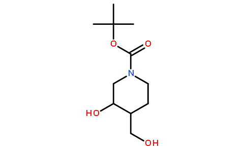 (3S,4S)-叔丁基3-羟基-4-(羟基甲基)哌啶-1-羧酸