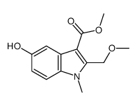 methyl 5-hydroxy-2-(methoxymethyl)-1-methylindole-3-carboxylate