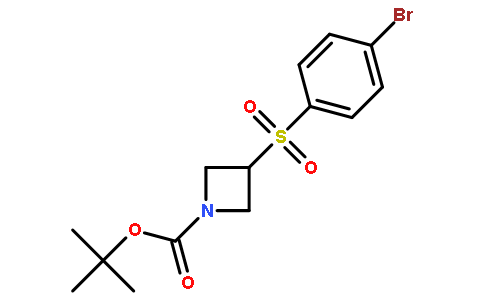 3-(4-溴苯磺酰基)-氮杂啶-1-羧酸叔丁酯