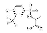 N-{[4-Chloro-3-(trifluoromethyl)phenyl]sulfonyl}alanine