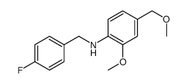 N-(4-Fluorobenzyl)-2-methoxy-4-(methoxymethyl)aniline