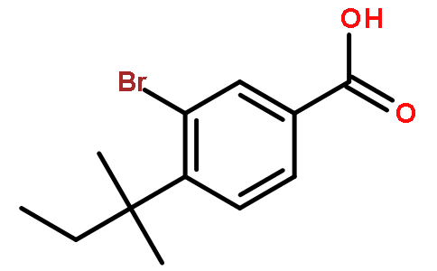 3-溴-4-叔戊基苯甲酸