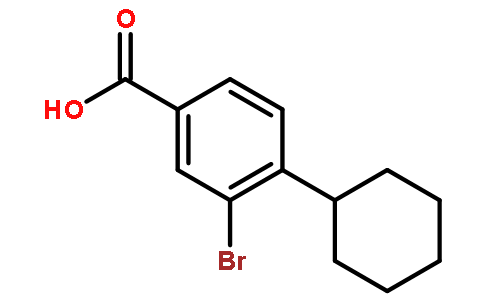 3-溴-4-环己基苯甲酸