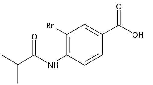 3-溴-4-异丁酰胺苯甲酸