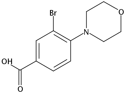 3-溴-4-(4-吗啉基)苯甲酸