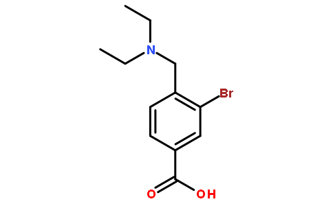 3-溴-4-((二乙基氨基)甲基)苯甲酸