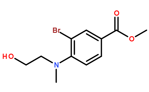 3-溴-4-((2-羟基乙基)(甲基)氨基)苯甲酸甲酯