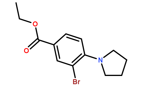 3-溴-4-(吡咯烷-1-基)苯甲酸乙酯