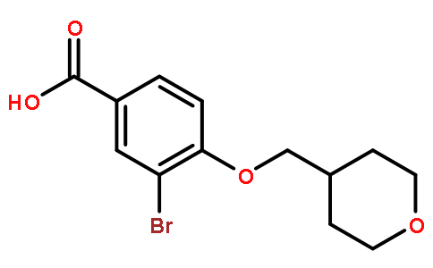 3-溴-4-((四氢-2H-吡喃-4-基)甲氧基)苯甲酸