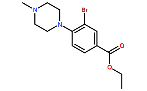 3-溴-4-(4-甲基哌嗪-1-基)苯甲酸乙酯