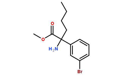 2-氨基-2-(3-溴-苯基)-己酸甲酯