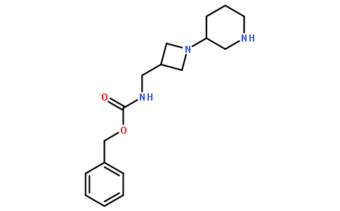 (1-哌啶-3-基-氮杂啶-3-甲基)-氨基甲酸苄酯