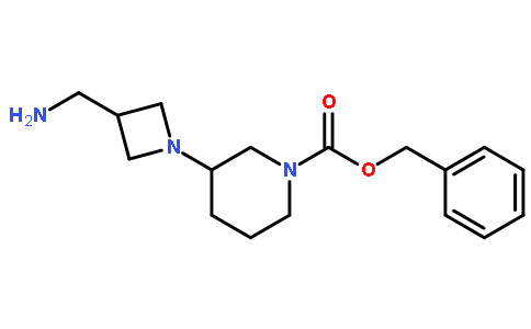3-(3-氨基甲基-氮杂啶-1-基)-哌啶-1-羧酸苄酯